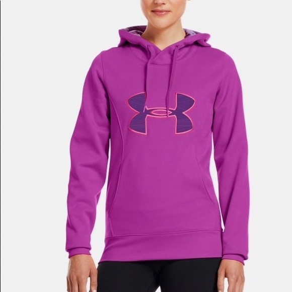 💛 Under Armour Magenta Hoodie - Picture 3 of 3